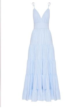 Seersucker Maxi Dress (Fiona Dress)